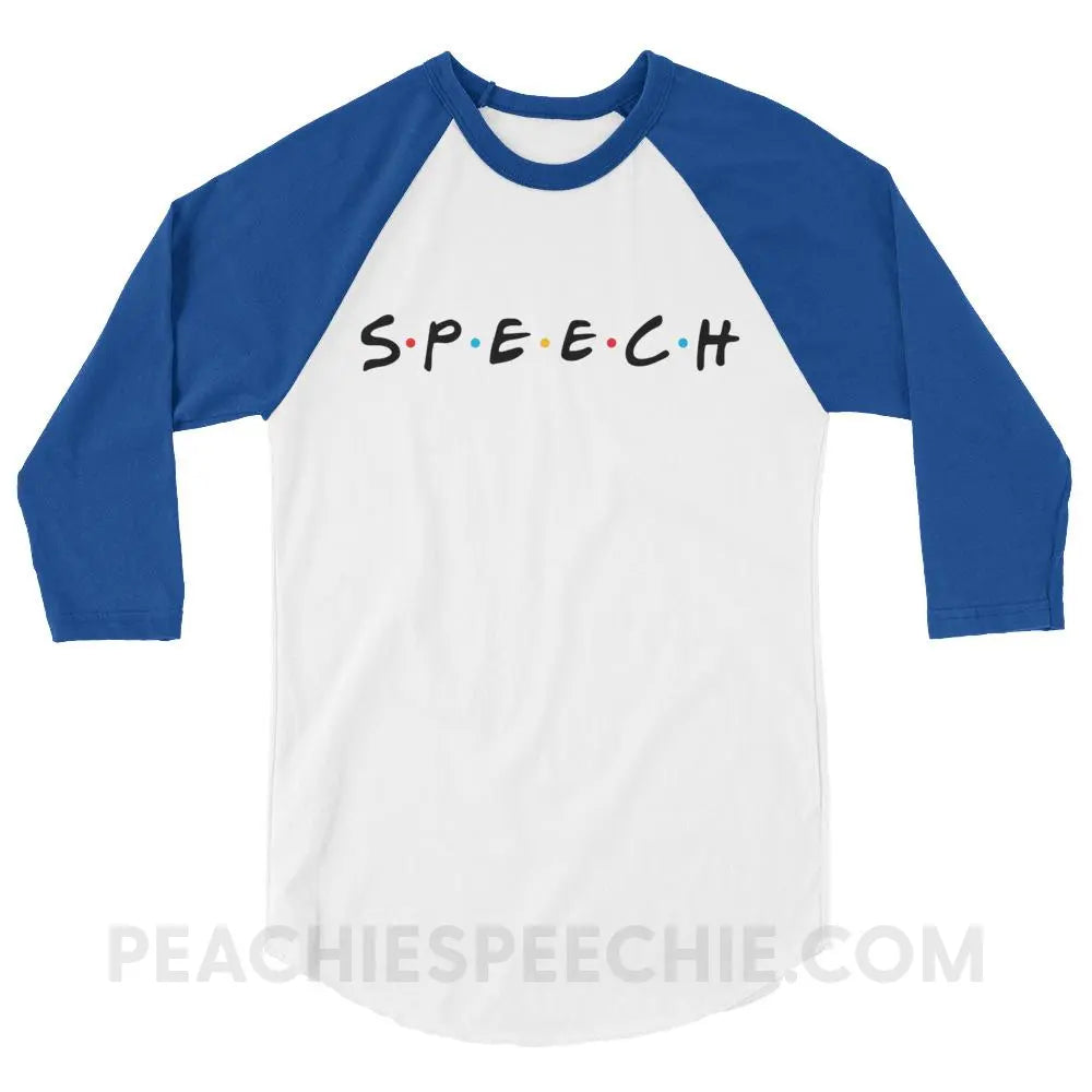 Friends Speech Baseball Tee - T-Shirts & Tops peachiespeechie.com
