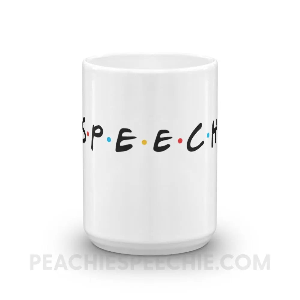 Friends Speech Coffee Mug - 15oz - Mugs peachiespeechie.com
