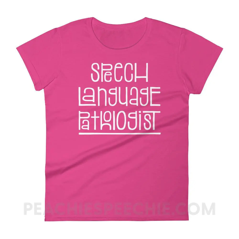 Fun Type SLP Women’s Trendy Tee - T-Shirts & Tops peachiespeechie.com