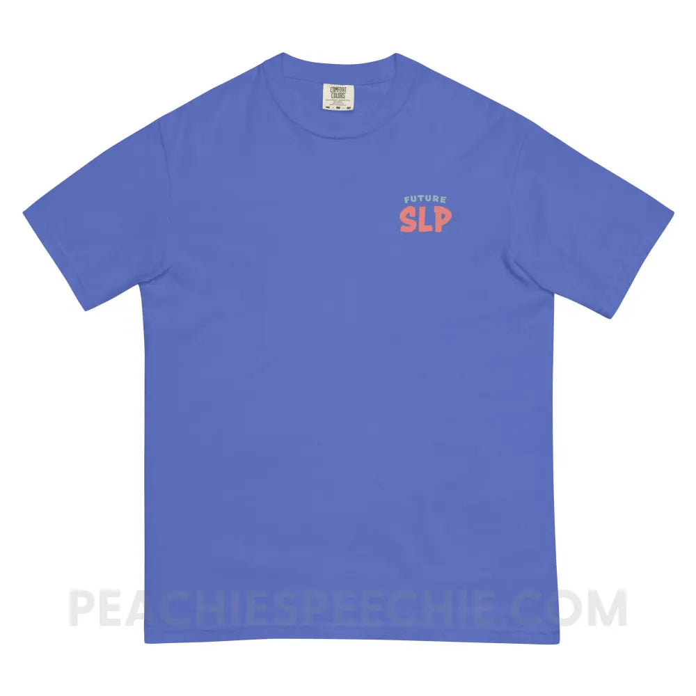 Future SLP Comfort Colors Tee - Flo Blue / S - T-Shirt peachiespeechie.com