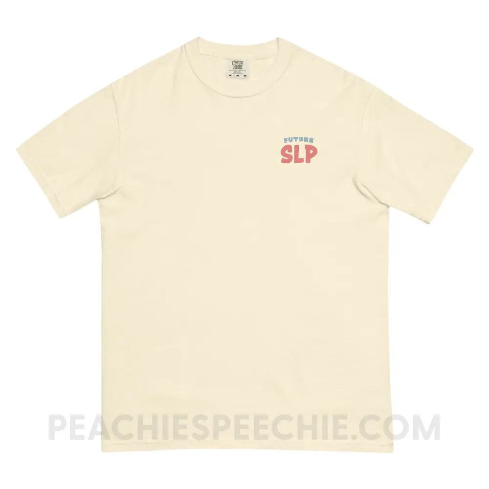 Future SLP Comfort Colors Tee - Ivory / S - T-Shirt peachiespeechie.com