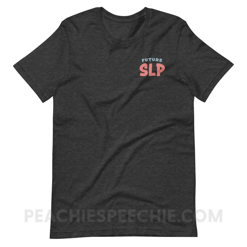 Future SLP Premium Soft Tee - Dark Grey Heather / S - T-Shirt peachiespeechie.com