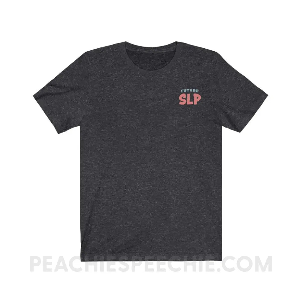 Future SLP Premium Soft Tee - Dark Grey Heather / S T - Shirt peachiespeechie.com