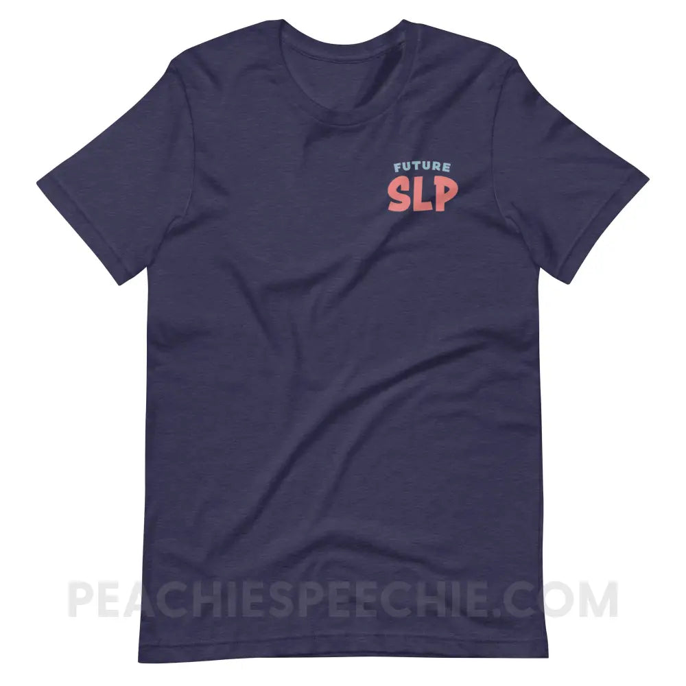 Future SLP Premium Soft Tee - Heather Midnight Navy / S - T-Shirt peachiespeechie.com