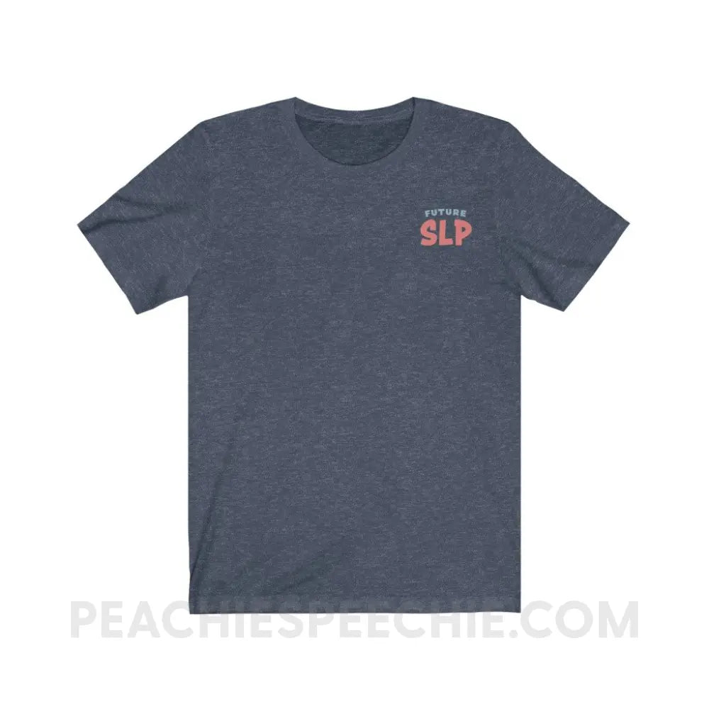 Future SLP Premium Soft Tee - Heather Navy / S T - Shirt peachiespeechie.com