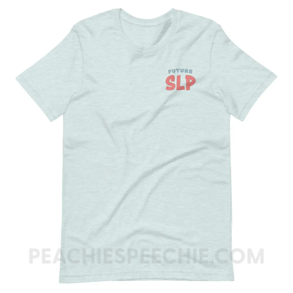 Future SLP Premium Soft Tee - Heather Prism Ice Blue / S - T-Shirt peachiespeechie.com