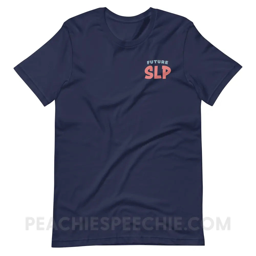 Future SLP Premium Soft Tee - Navy / S - T-Shirt peachiespeechie.com