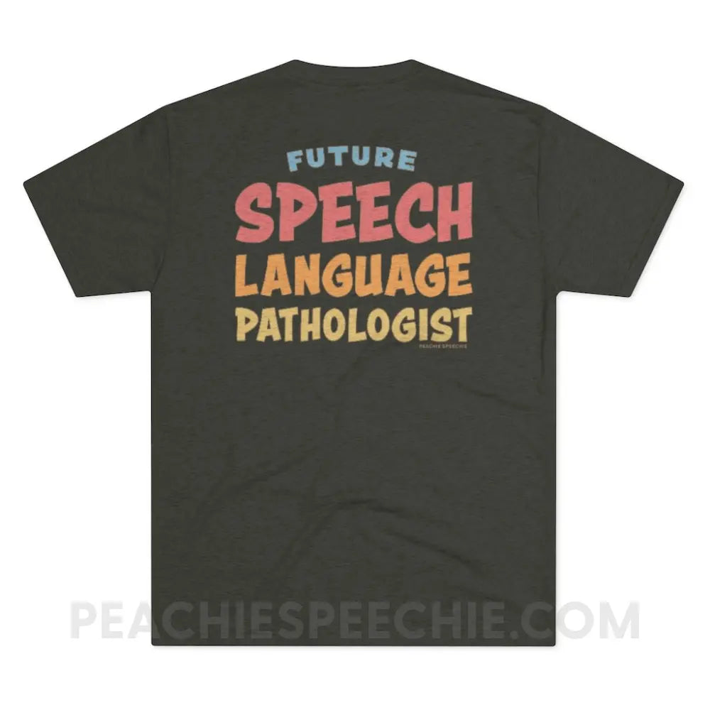 Future SLP Vintage Tri-Blend - Macchiato / S - T-Shirt peachiespeechie.com