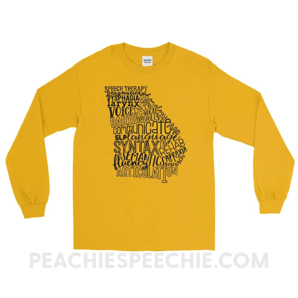 Georgia SLP Long Sleeve Tee - T-Shirts & Tops peachiespeechie.com