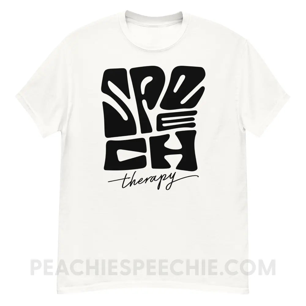 Graffiti Speech Therapy Basic Tee - White / S - T-Shirt peachiespeechie.com