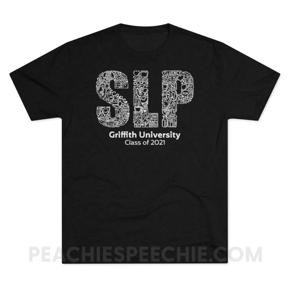 Griffith University Class of 2021 Vintage Tri-Blend - Black / S - custom product peachiespeechie.com