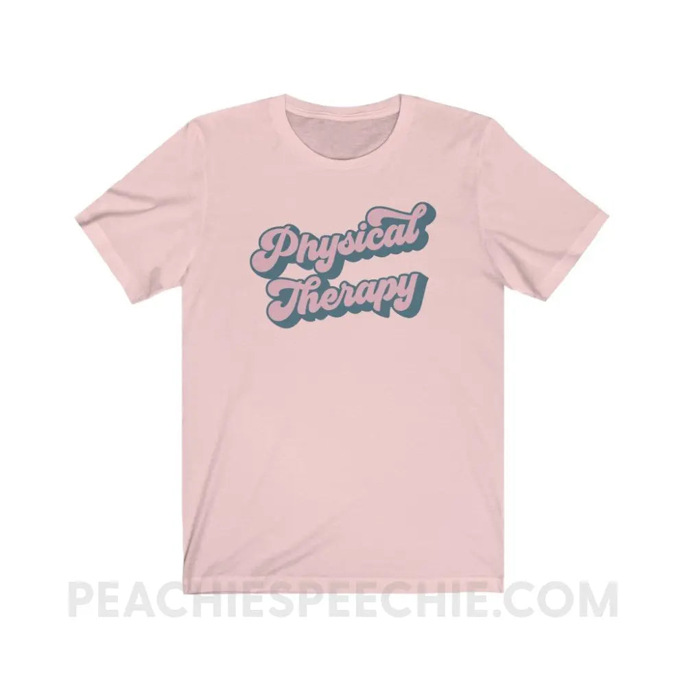 Groovy Physical Therapy Premium Soft Tee - Pink / XL - T-Shirt peachiespeechie.com