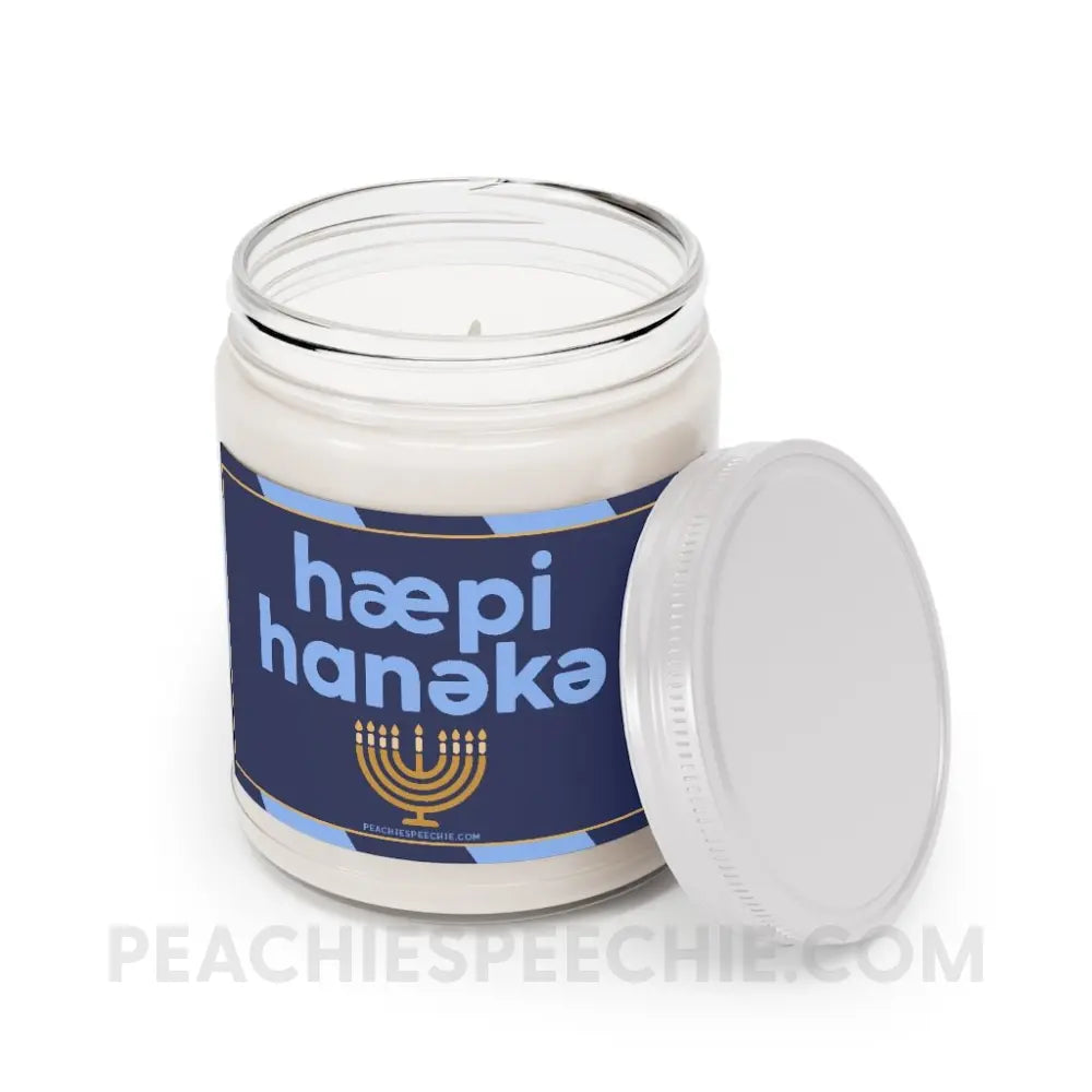 Happy Hanukkah IPA Menorah Candle - Home Decor peachiespeechie.com