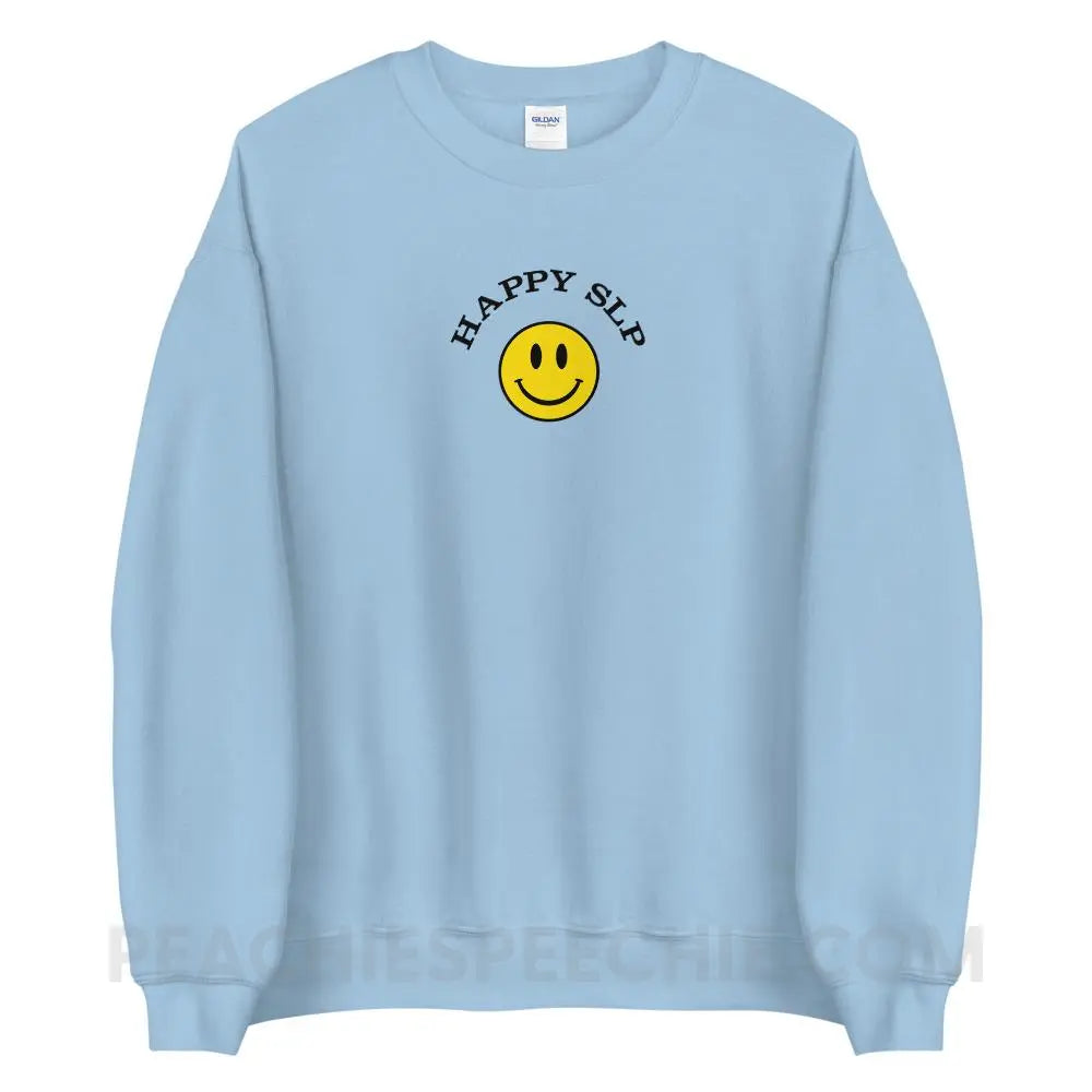 Happy SLP Classic Sweatshirt - Light Blue / S peachiespeechie.com