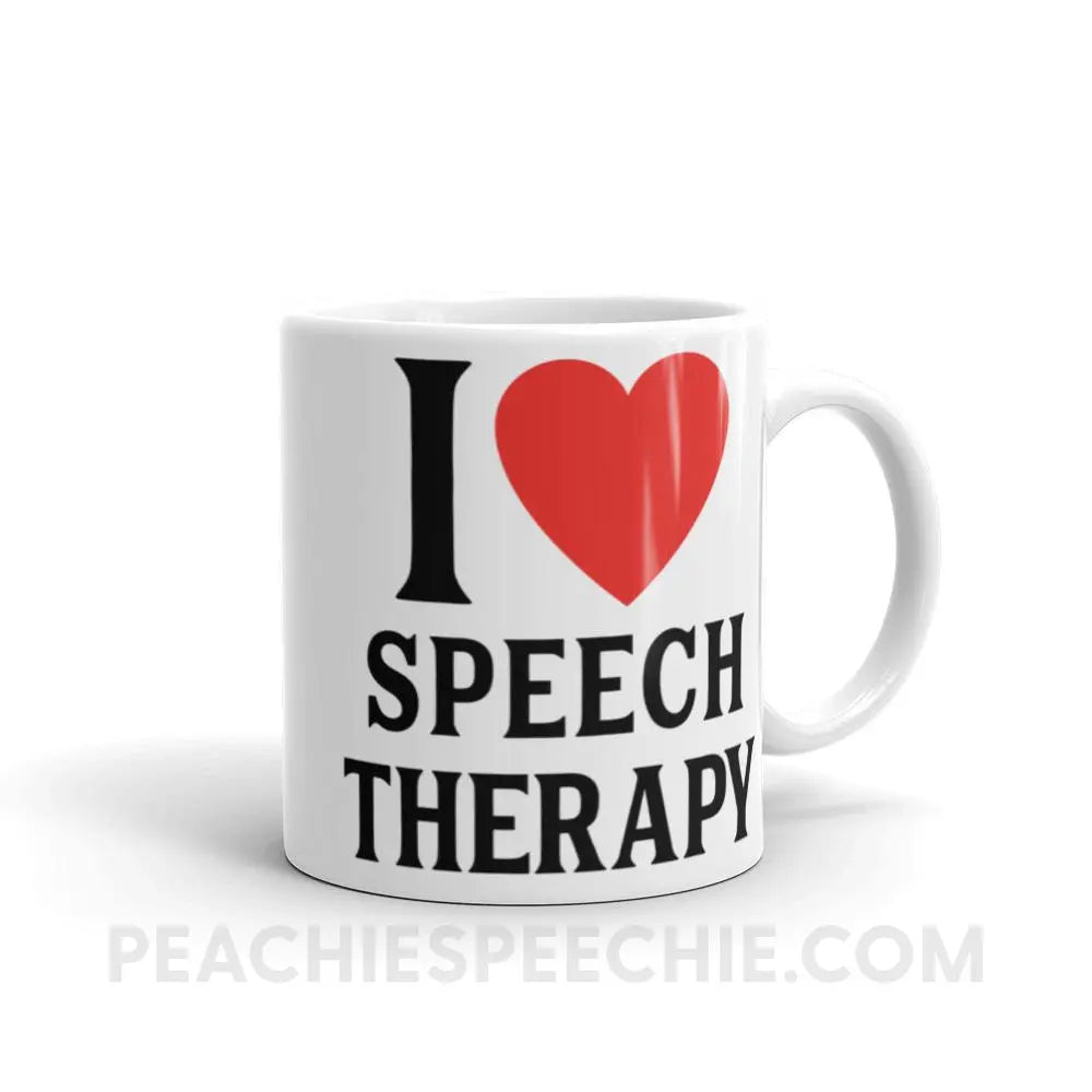 I Heart Speech Coffee Mug - 11oz - Mugs peachiespeechie.com