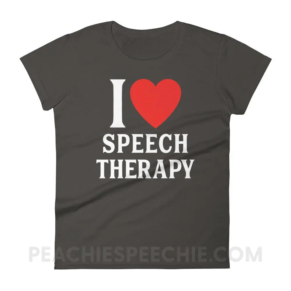 I Heart Speech Women’s Trendy Tee - T-Shirts & Tops peachiespeechie.com