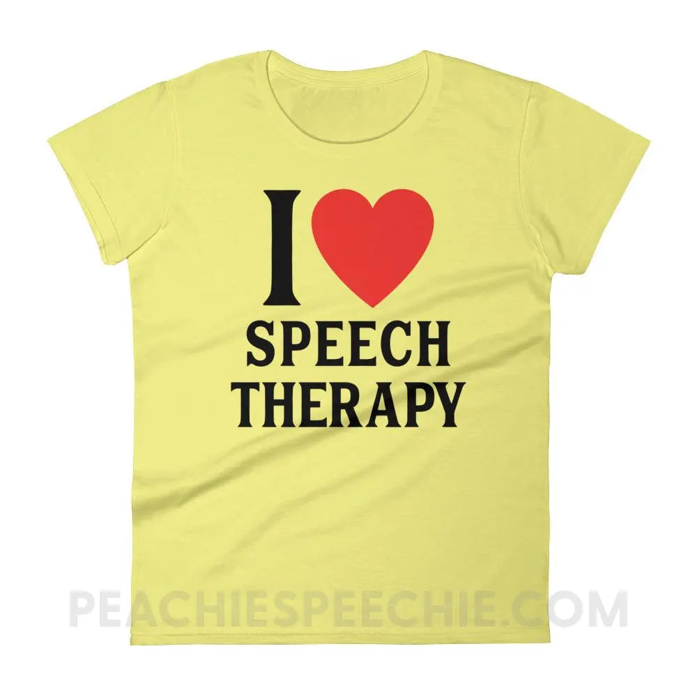 I Heart Speech Women’s Trendy Tee - T-Shirts & Tops peachiespeechie.com