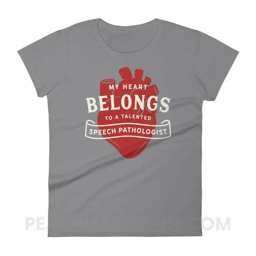 My Heart Women’s Trendy Tee - T-Shirts & Tops peachiespeechie.com