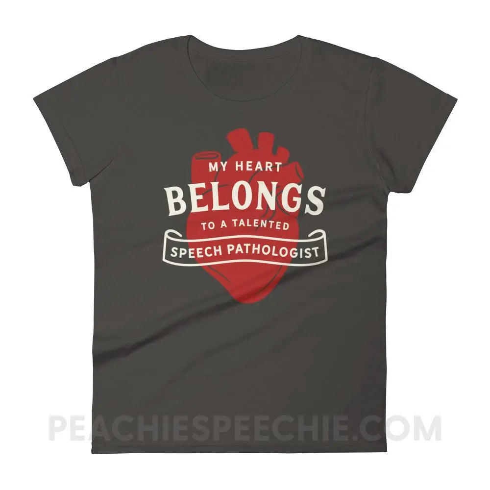 My Heart Women’s Trendy Tee - T-Shirts & Tops peachiespeechie.com