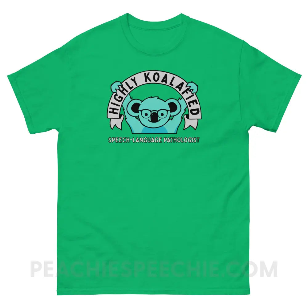 Highly Koalafied SLP Basic Tee - Irish Green / S - T-Shirts & Tops peachiespeechie.com