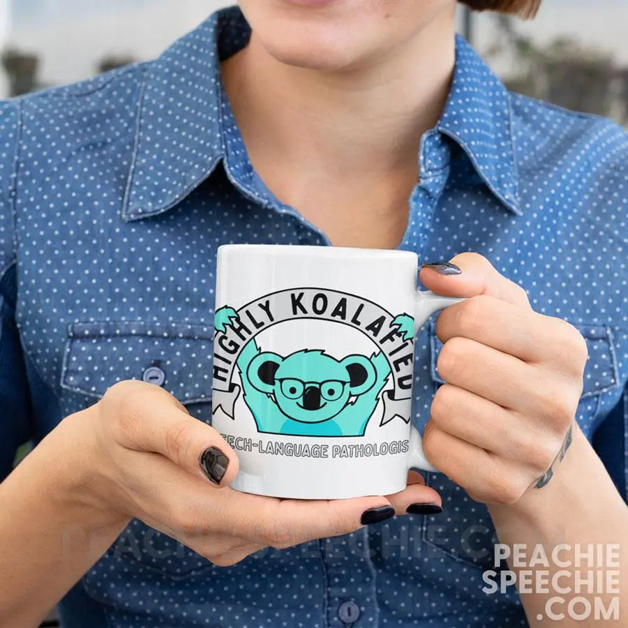 Highly Koalafied SLP Coffee Mug - Mugs peachiespeechie.com