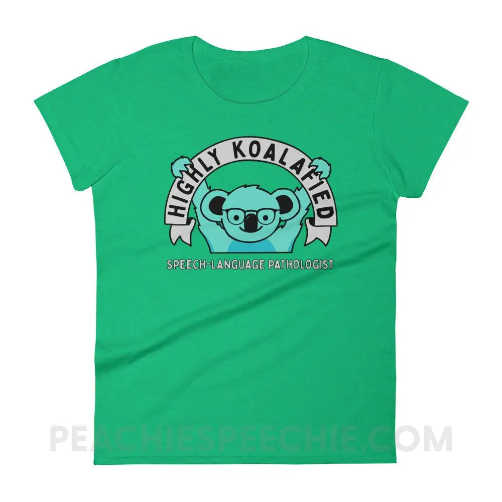 Highly Koalafied SLP Women’s Trendy Tee - T-Shirts & Tops peachiespeechie.com