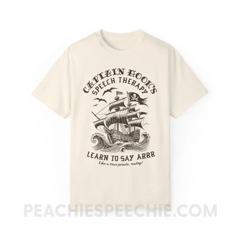 Hook’s Speech Therapy Comfort Colors Tee - T-Shirt peachiespeechie.com