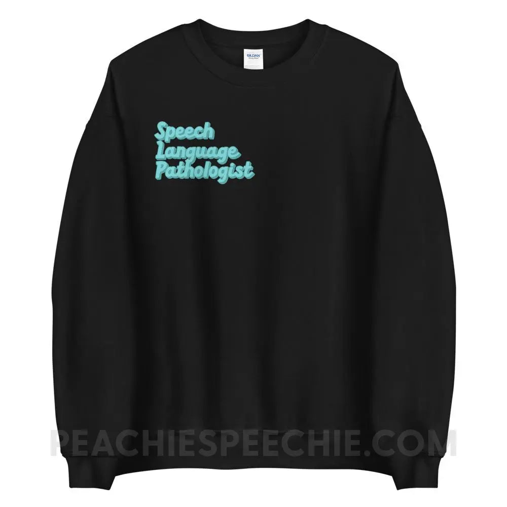 Ice Blue SLP Classic Sweatshirt - Black / S - peachiespeechie.com