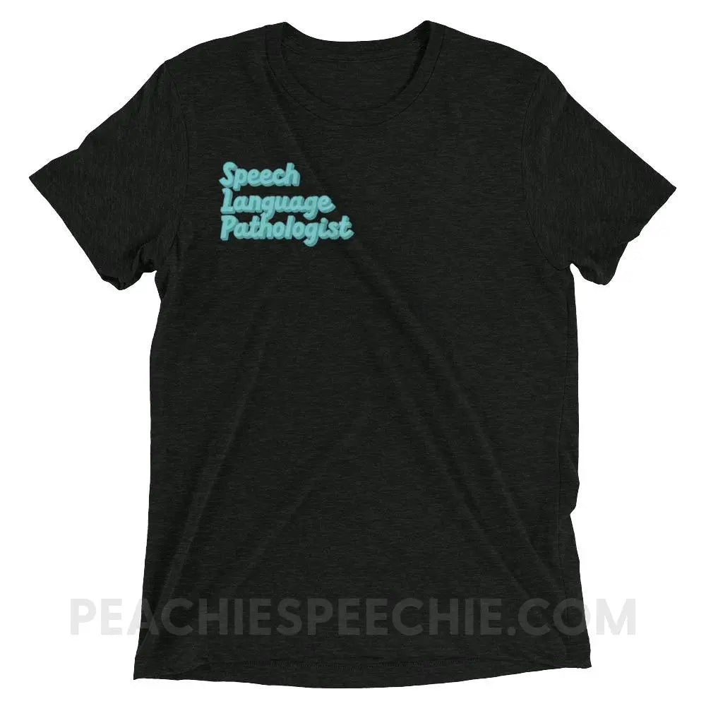 Ice Blue SLP Tri-Blend Tee - Charcoal-Black Triblend / XS - peachiespeechie.com