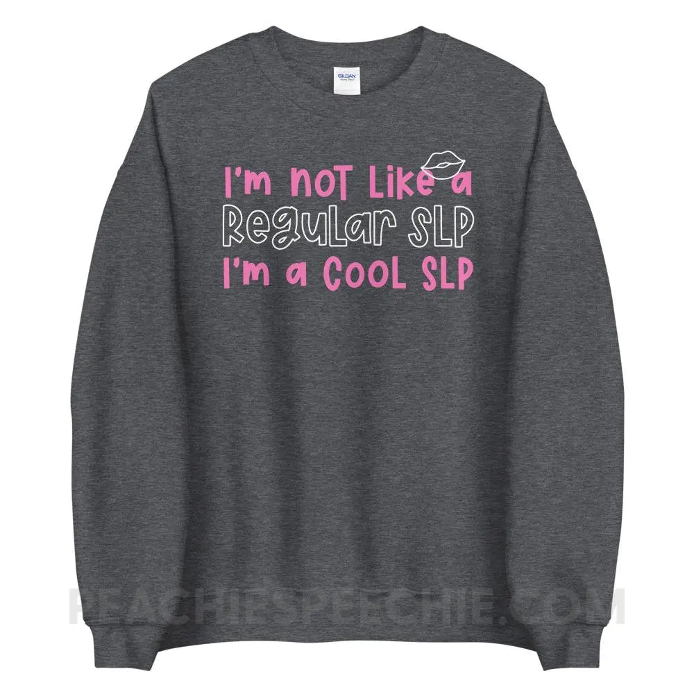 I’m A Cool SLP Classic Sweatshirt - Dark Heather / S peachiespeechie.com
