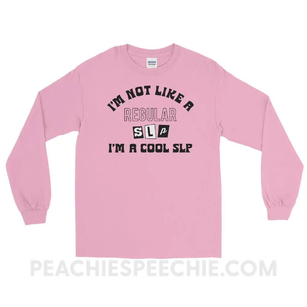 I’m A Cool SLP Long Sleeve Tee - Light Pink / S - peachiespeechie.com