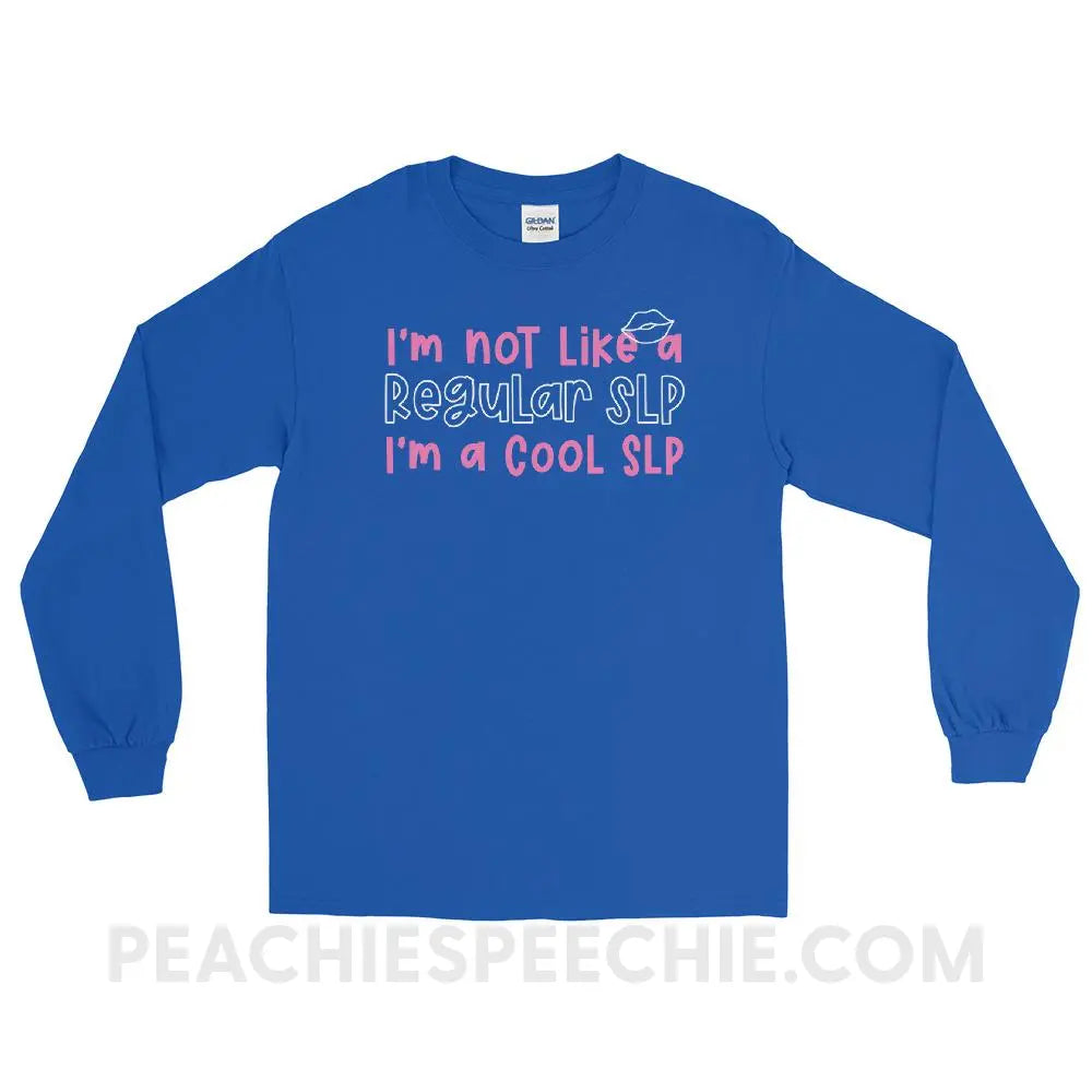 I’m A Cool SLP Long Sleeve Tee - Royal / S - peachiespeechie.com