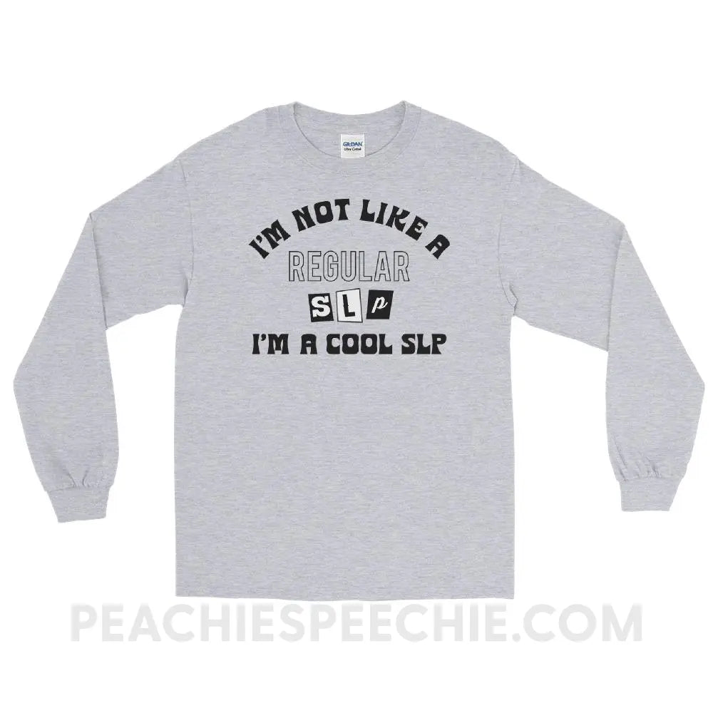I’m A Cool SLP Long Sleeve Tee - Sport Grey / S - peachiespeechie.com