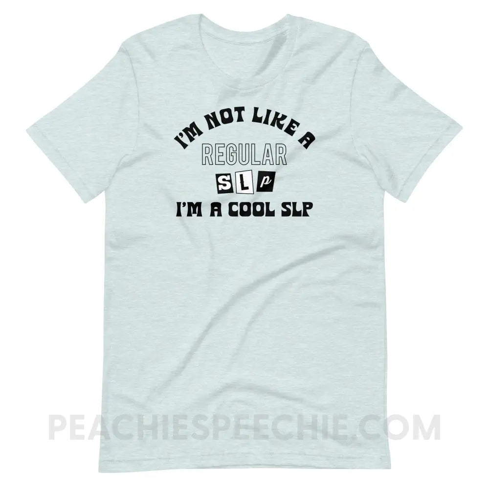 I’m A Cool SLP Premium Soft Tee - Heather Prism Ice Blue / S - T-Shirt peachiespeechie.com