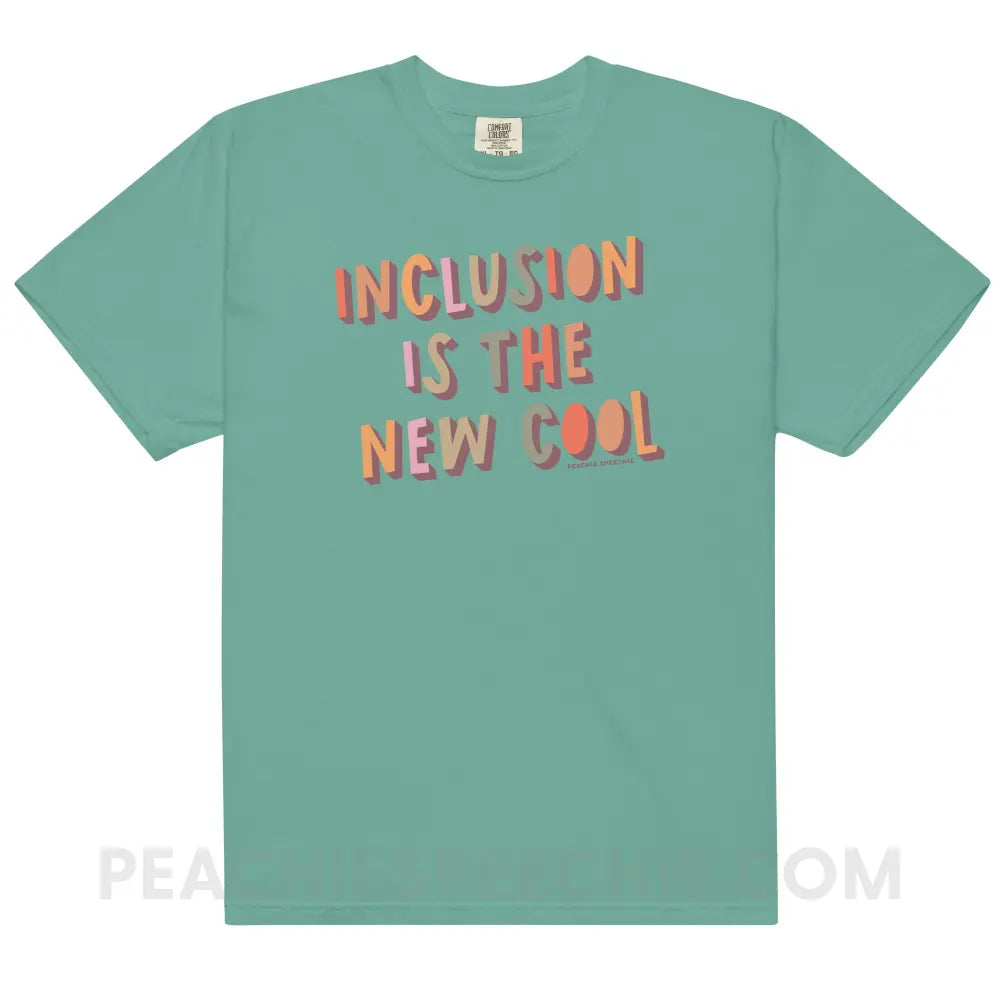 Inclusion Is The New Cool Comfort Colors Tee - Seafoam / S - peachiespeechie.com