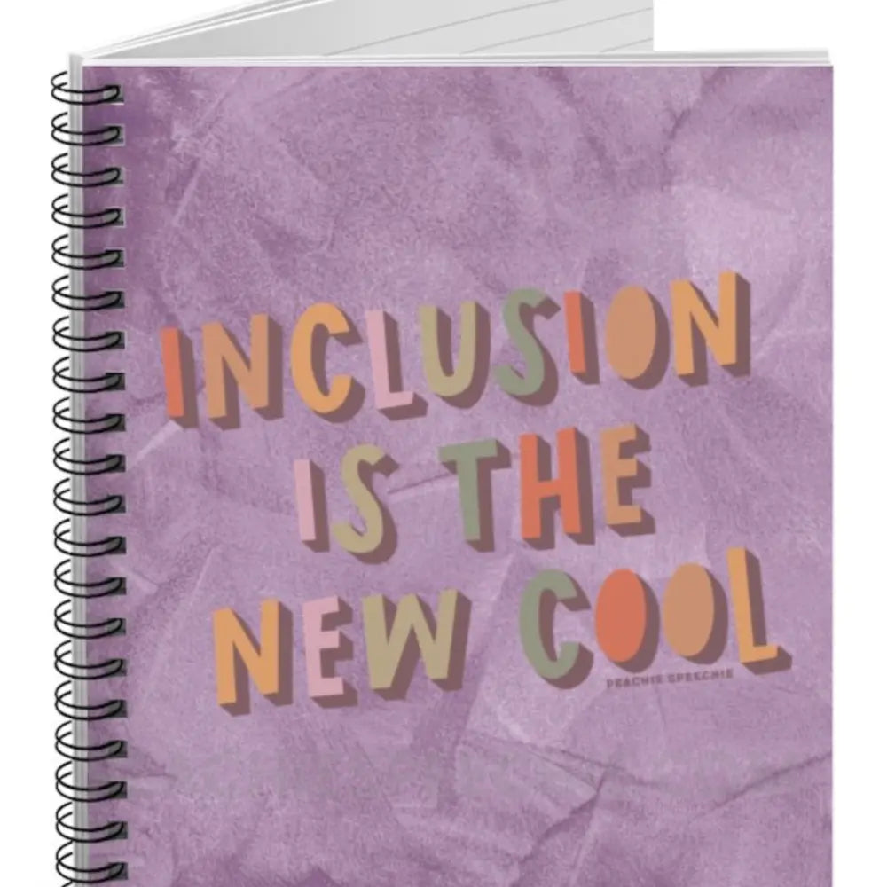 Inclusion Is The New Cool Notebook - Paper products peachiespeechie.com