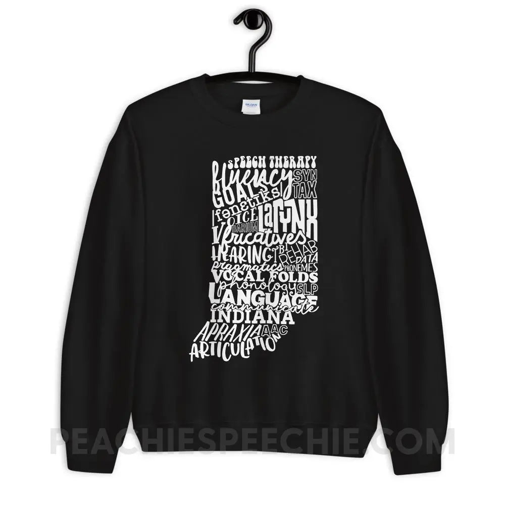 Indiana SLP Classic Sweatshirt - Black / S - peachiespeechie.com