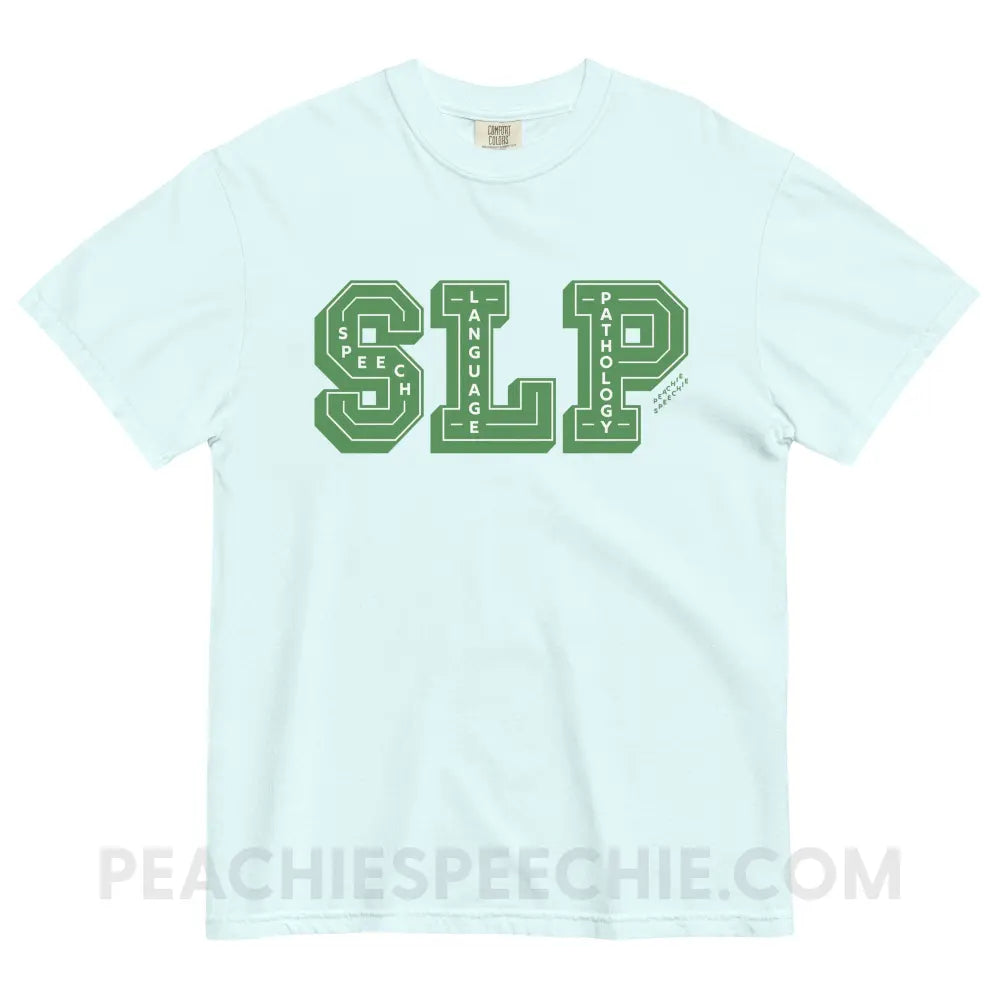 Letters-In-Letters SLP Comfort Colors Tee - peachiespeechie.com