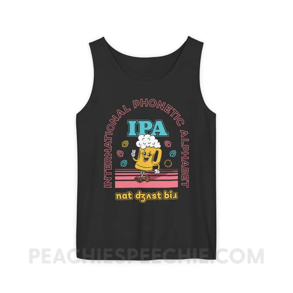 IPA - Not Just Beer Comfort Colors Tank - Black / XS - Top - peachiespeechie.com