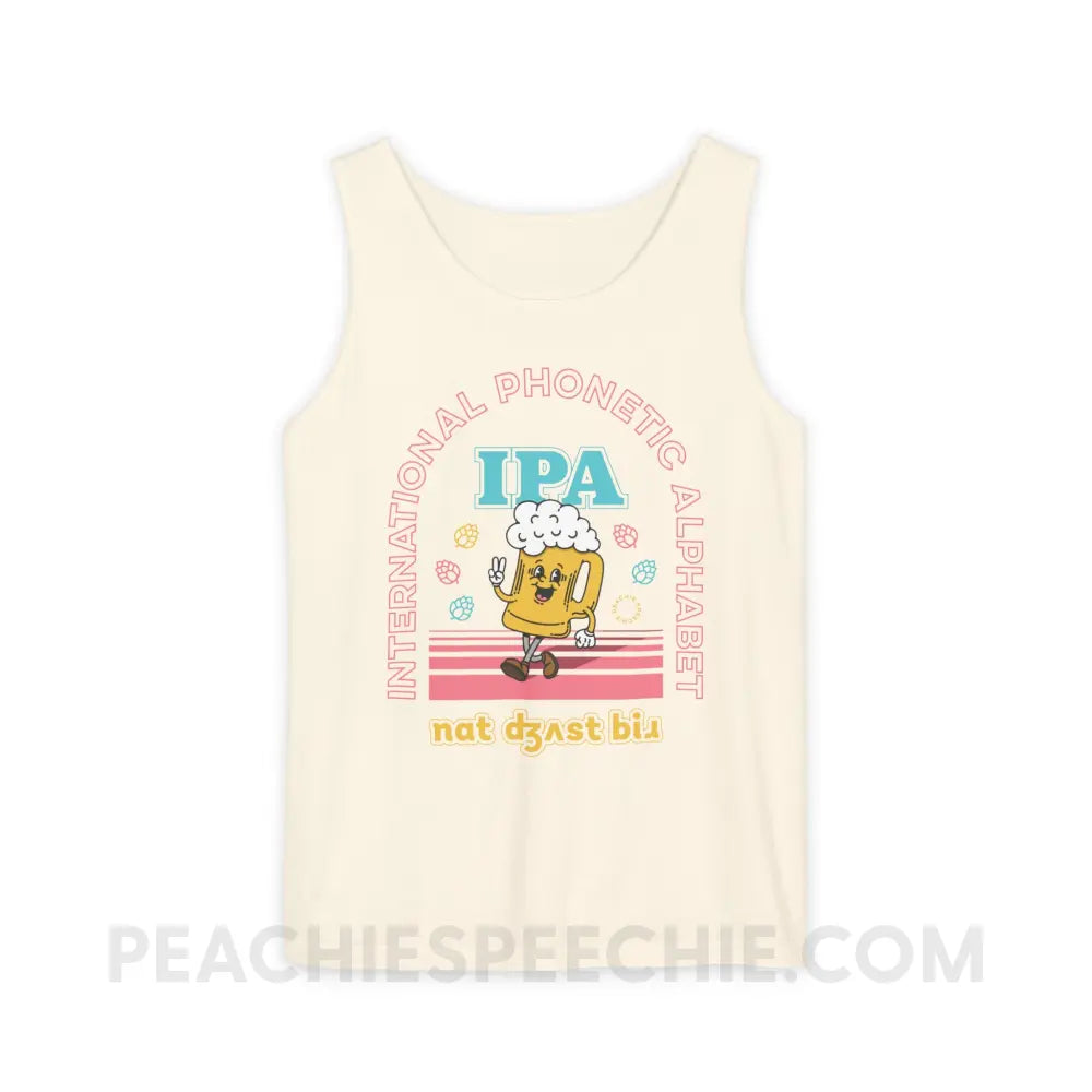 IPA - Not Just Beer Comfort Colors Tank - Ivory / S - Top - peachiespeechie.com