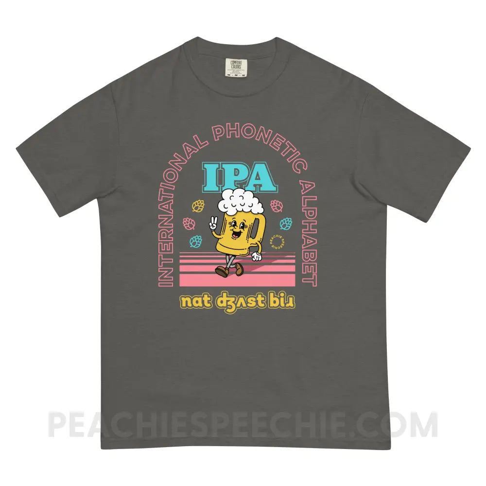 IPA - Not Just Beer Comfort Colors Tee - Pepper / S - peachiespeechie.com