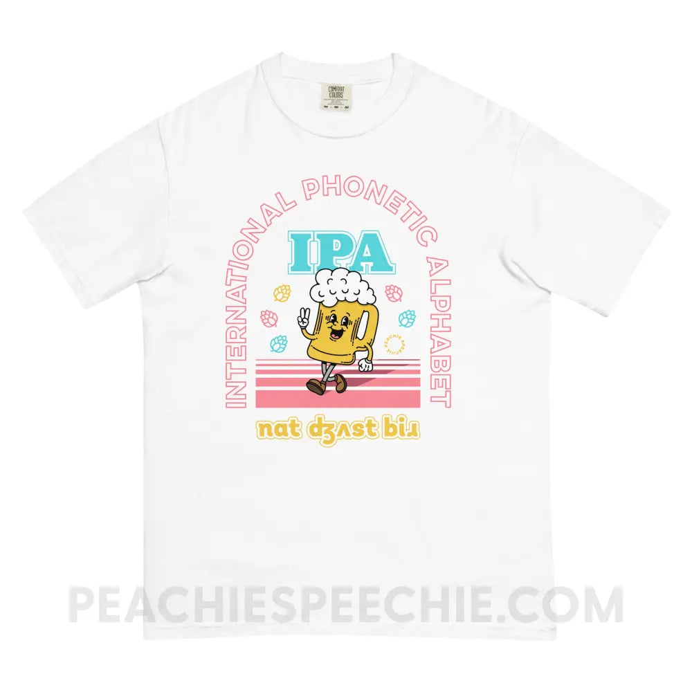 IPA - Not Just Beer Comfort Colors Tee - White / S - peachiespeechie.com