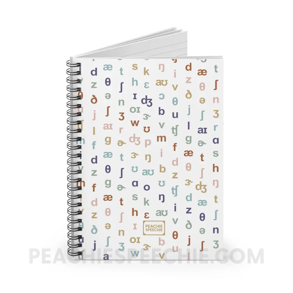 IPA Pattern Notebook - Paper products peachiespeechie.com