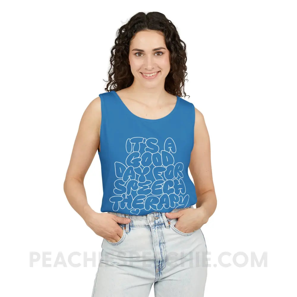 It’s A Good Day For Speech Therapy Comfort Colors Tank - Top peachiespeechie.com