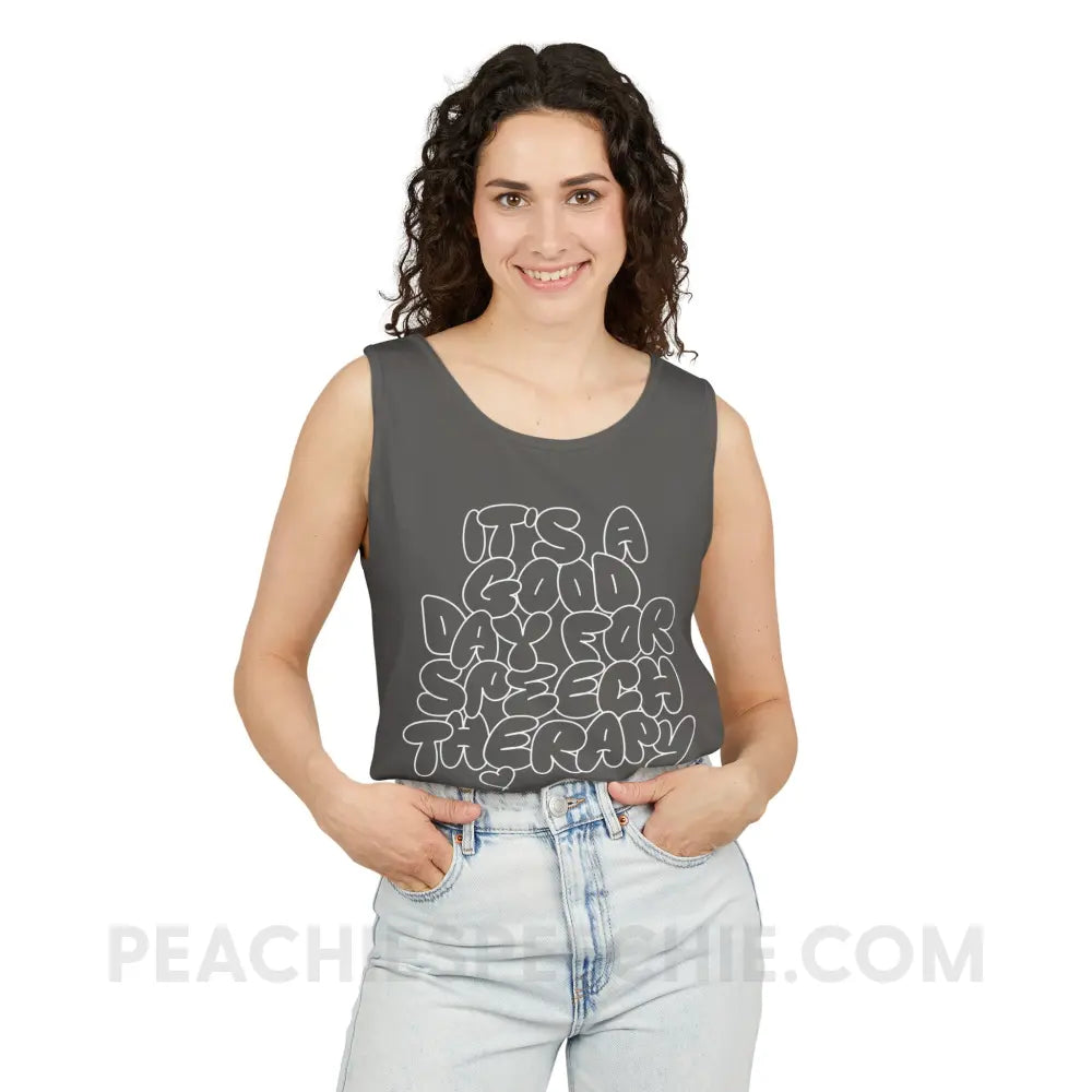 It’s A Good Day For Speech Therapy Comfort Colors Tank - Top peachiespeechie.com