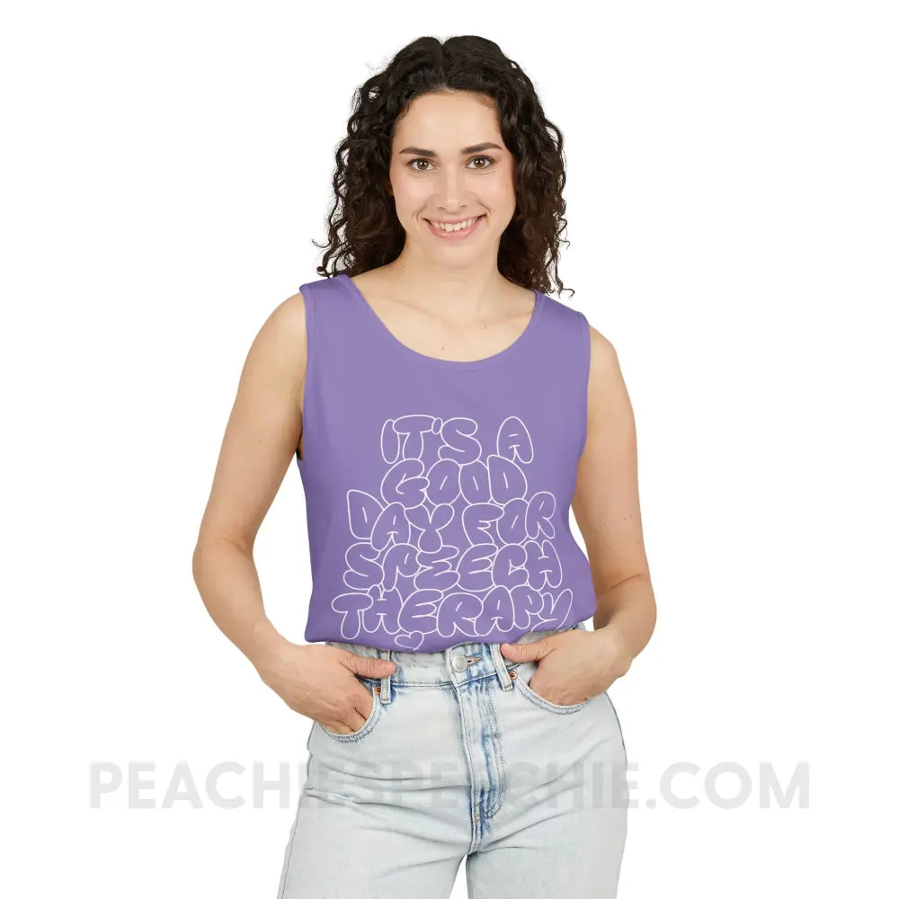 It’s A Good Day For Speech Therapy Comfort Colors Tank - Top peachiespeechie.com