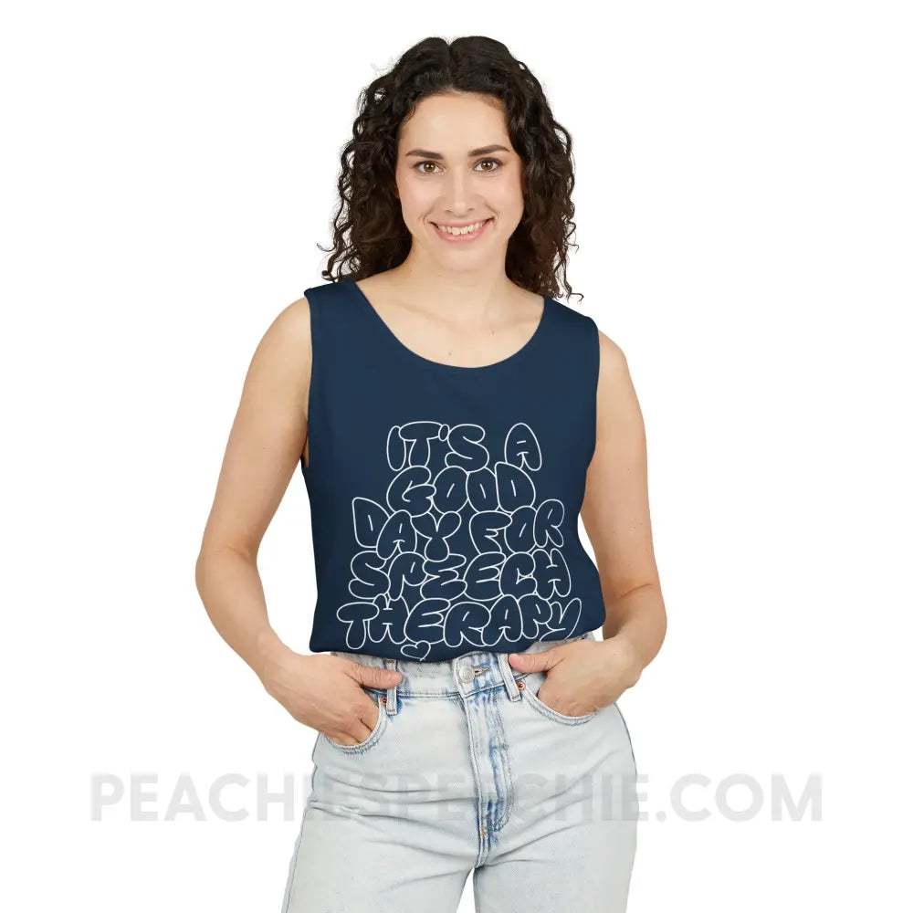 It’s A Good Day For Speech Therapy Comfort Colors Tank - Top peachiespeechie.com