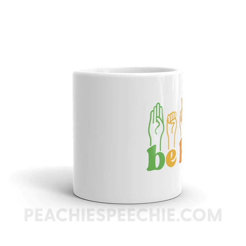 Be Kind Hands Coffee Mug - 11oz - Mugs peachiespeechie.com