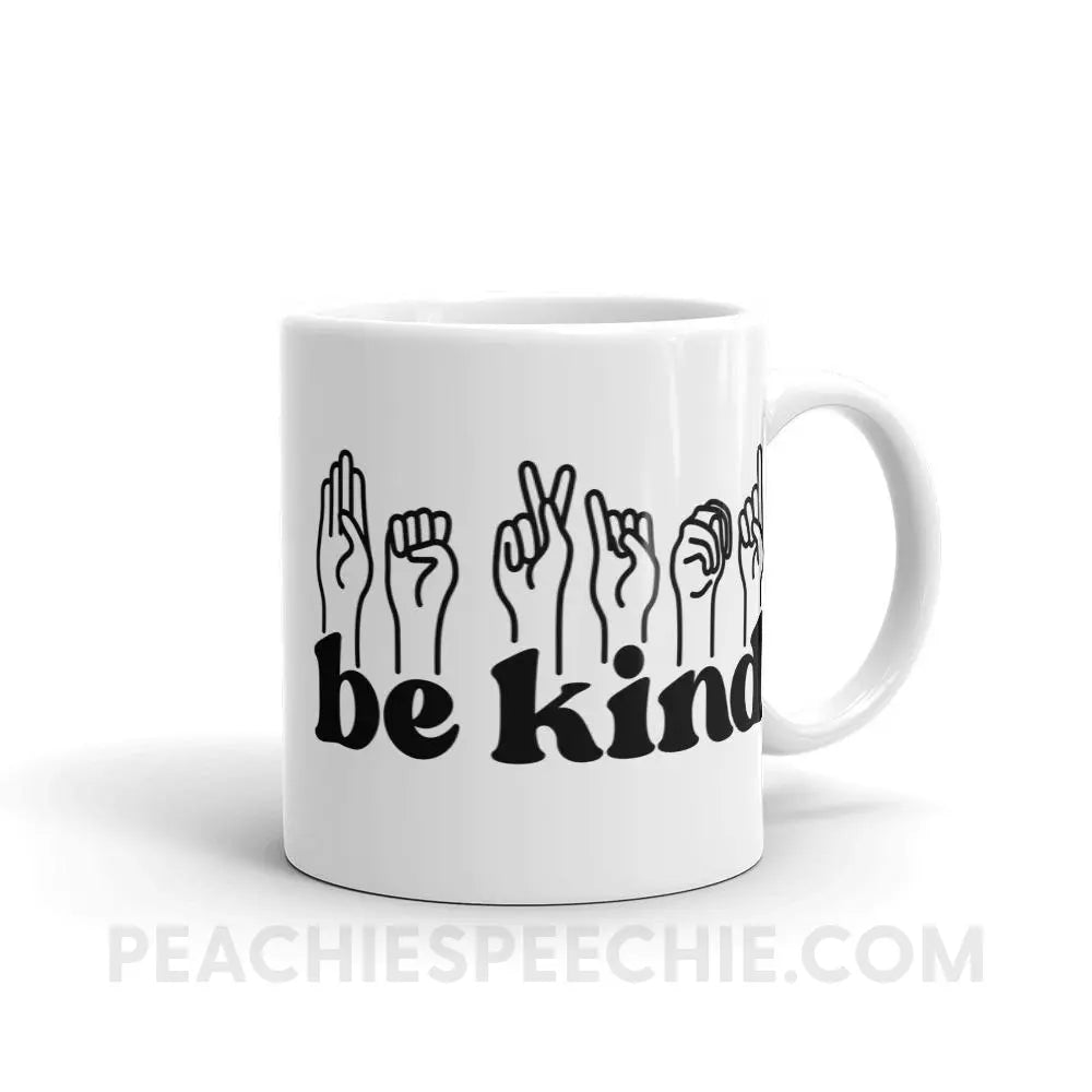 Be Kind Hands Coffee Mug - peachiespeechie.com