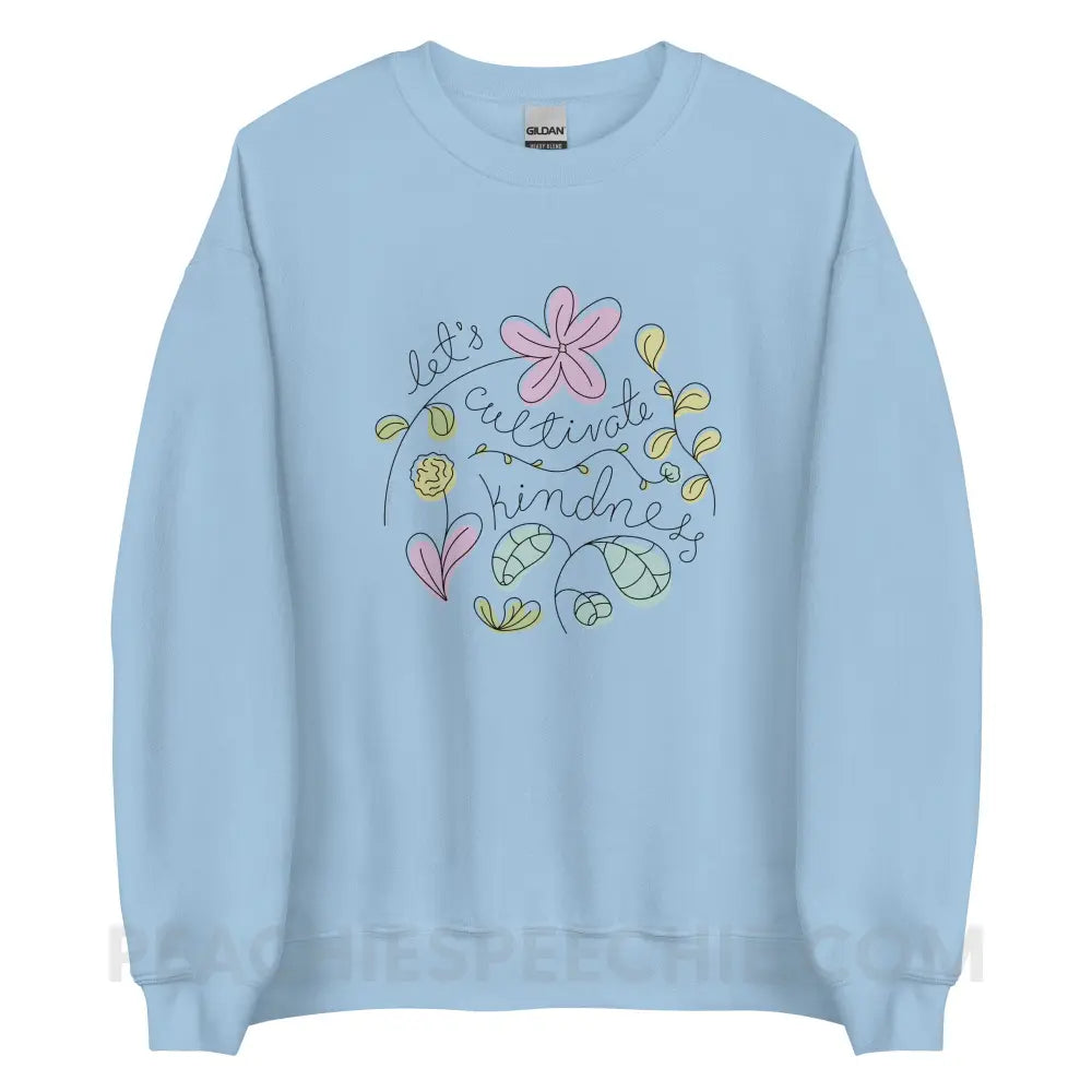 Kindness Classic Sweatshirt - Light Blue / S - peachiespeechie.com